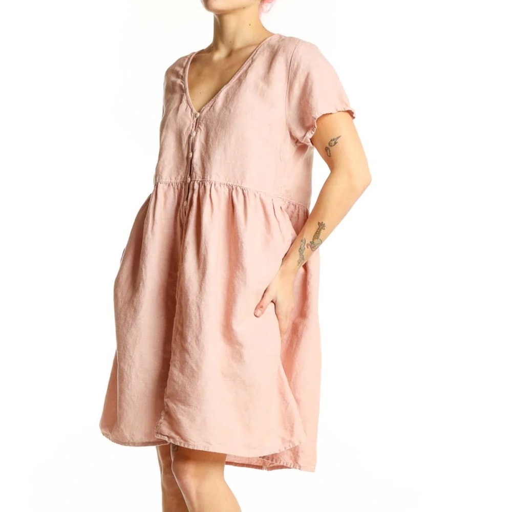 Madewell Linen Blend Dress